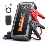TREKURE 5000A Jump Starter Power Pack, 12V Car Battery Booster Jump Starter (up to 9.0L Gas or 8.5L Diesel Engine), Car Starter Power Bank with LED Flashlight, Jump Pack with Jump Leads