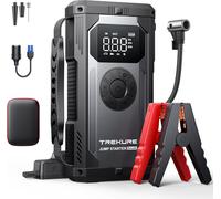 TREKURE Beta06 5500A Car Jump Starter with Air Compressor (150PSI), 12V Portable Battery Booster Pack for All Gas & 10L Diesel Engines, Jump Box with Jumper Cables, Emergency Light (SOS)