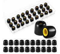 TrelaCo 20 Pairs Memory Foam Ear Tips Replacement for Ear Buds Earphone, Memory Foam Earbuds Inner 5mm Compatible with Etymotic, Nuforce, Isotunes Pro, Q-Jays, Noise Isolation