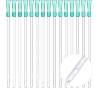 TrelaCo 50 Pcs 10" Long Pvc Replacement Tubes Supplies Pipe Kit 14Fr Disposable Cleaning Nozzle Clear Replacement Pipe Hose With Round Flexible End For Inse