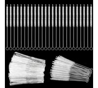 TrelaCo Tracheostomy Cleaning Brushes, Trachen Brush, Nylon Bristles, Tracheostomy Brush, Pipe Cleaning Brush for Tracheostomy, 10mm Pack of 50