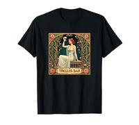 Trellis Bar Art Nouveau Cruise Swag with Botanical Elegance T-Shirt