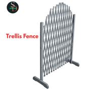 Trellis Fence Outdoor Barrier Panel Climbing Plant Support Solid Wood vidaXL