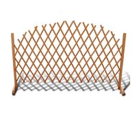Trellis Fence Outdoor Barrier Panel Climbing Plant Support Solid Wood vidaXL