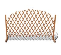 Trellis Fence Solid Wood 180x100 cm