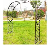 Trellis for Climbing Roses Metal Garden Arch Robust Width 140 320 cm Ideal for Climbing Plants Flowers and Outdoor Decoration (240 x 230 cm)