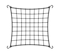 Trellis Netting - Heavy Duty Elastic, Reusable Garden Net, 91x91x0.3cm 100g Polyester Nylon, 4 Hooks Support System, Climbing Plant Protector | For Cucumbers Fruit Vegetables Flowers Peas Vine