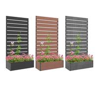 Trellis Planter Bed Garden Box Raised Privacy Screen Outdoor for Climbing Plants