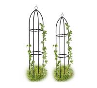 Trellis tower Climbing Plant Frame Garden Obelisk Freestanding Lattice 139 cm