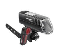 TRELOCK LS 760 I-GO VISION 100 LUX and LS740 VECT Rear Light with Brake Light Function, USB Rechargeable, Black