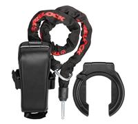 TRELOCK RS 453 Balloon AZ+ Frame Lock ZR 355 100/6 with Saddle Bag - 56mm Wide Opening