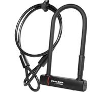 TRELOCK U4 230mm D-Lock and Flex Cable Sold Secure Silver