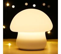 Tremdwoto Cat Night Light for Kids,Cute Colorful Night Lights Baby Girl Squishy Nightlight Lamp 1/3 Hour Timer Kitty Light Dimmable Nursery Lamp Nightlight Gift for Kid Toddler (Mushroom)