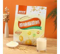 Tremella Instant Lotus Root Starch Soup,nut and Lotus Root Powder Corn paste, purple potato porridge, soybean milk Meal substitute powder 500g / can (Original soybean milk,2 pcs)