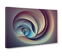 Tremendous Abstract Fractals Canvas Print | Gallery Wrapped 30mm Frame Wall Art | 30x20 inches | Ready to Hang | Abstract Picture | Living Room Bedroom Lounge Office