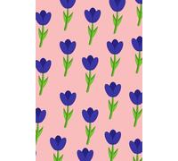 Tremendous Tulips Journal Diary | Cute & Kawaii Aesthetic | Narrow Ruled Lined Notebook | A5 6x9” | 120 pages: Personalised Gift Idea for Friends and Family