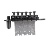 Tremolo Bridge System Double Tremolo Bridge System, Guitar Tremolo Bridge System Rocking Spring Stabilizer Device for Electric Guitar Replacement Optional Accessories (Black)