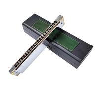 Tremolo Harmonica Professional Use Armonica 21 Holes Mouth Organ Solo Musical(B Tone)
