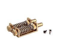 Tremolo Stabilizer Stopper Bridge Spring Stabilizer Fit for ST Electric Guitars Accessories Dual-brass-rod Guitar Brass Tremolo Stabilize Tremolo Bridge Stabilizer with Screws