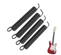 Tremolo Tension Springs, 4-Piece Alloy Silent Universal Springs, Electric Guitar Components and Accessories, for Practice Instruments, Guitar Making, Music, Travel, School, Outdoor, Party, Home
