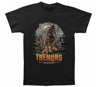 Tremors 1990 Movie Horror Sci fi Cult Retro Vintage Men's Black T-Shirt Unisex Clothing XL