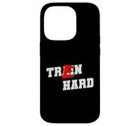 Tren Hard - Train Hard Funny for Anabolic Bodybuilders in the Gym Case for iPhone 14 Pro