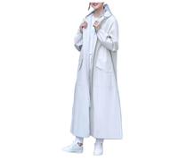 Trench Coat Women's Full Length Raincoat Overall Suit For Adults With Hooded Rain Poncho Heavy Duty