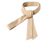 Trench Coats Waist Belt From PU Leather Adjustable Waist Strap Decorative Windbreaker Belt Modern Overcoat Clothing Accessory Suitable, Beige