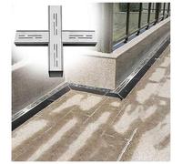 Trench Drain System, 90 Degree Corner & 3 Way & 4 Way Elbow Connectors, Stainless Steel Drainage Channel with Grate, Perfect for Outdoor Sewer Troughs