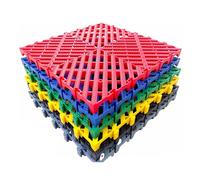 Trench Drainage Grate,Drain Covers Outdoor,Interlocking Floor Tiles,Modular Multicolor Pack Of 4-20 pieces(Grey,20 pieces)