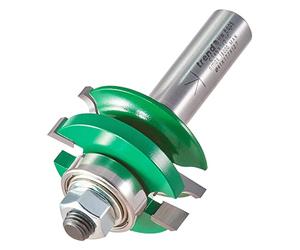 Trend 1/2 Inch Shank Profile Scriber Router Cutter, 4mm Radius, 41mm TCT | For Accurate Profile Scribing And Routing With 4mm Radius, 41mm Cut Diameter And TCT, C149X1/2TC