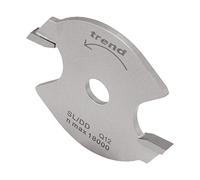 Trend Slotter Blade 1/4" Bore 40mm Cut 3.0mm Kerf 3 Teeth Tungsten Carbide Tipped SL/DD
