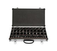 Trend 50 Piece Router Bit Starter Set, 1/4 Inch Shank, Tungsten Carbide Tipped, Case Included, SET/SS50X1/4TC