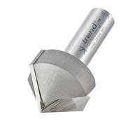 Trend 10/10X1/2TC Chamfer V Groove Cutter 45 Degree X 32mm Dia.