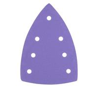Trend 100 x 150 mm 7-Hole Detail Sanding Pads, 60/120/240 Grit, 6 Pack, Film Abrasive with Hook and Loop Backing for Versatile Sanding, AB/DET1/M6