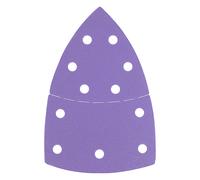 Trend 100 x 150 mm 11-Hole Detail Sanding Pads, 60/120/240 Grit, 6 Pack, Multi-Grit Film Abrasive for Shaping and Smoothing, AB/DET/M6
