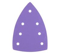 Trend 100 x 150 mm 7-Hole Detail Sanding Pads, 80 Grit, 10 Pack, Film Abrasive for Paint Removal and Surface Shaping, AB/DET1/80Z