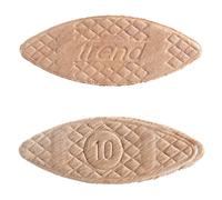 Trend 100pcs Beechwood Joining Biscuits (No. 10) for Woodworking, Joinery, and Furniture Framing, BSC/10/100, Tan