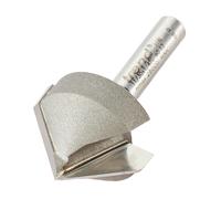 Trend 11/30X1/4TC Chamfer V Groove Cutter 45 Degree X 27.5mm Dia.