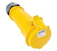 Trend 110V Yellow 32A In-Line Socket, Reliable Power Accessory for T11ELK Router, BS4343 Compliant, SOCK/110V/32A