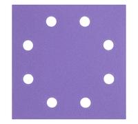 Trend 115 x 115 mm Quarter Sheet Sanding Pads, 60/120/240 Grit, 6 Pack, Film Abrasive with Hook and Loop Fixing for Clean Sanding, AB/QTR/M6