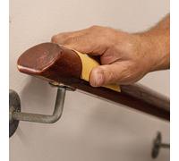 Trend Aluminium Oxide Sanding Roll, 80 Grit, 115mm Wide x 5 Metre Long, Strong & Durable Anti-Clog Sand Paper, AB/R115/80A