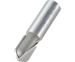 Trend 12/6X1/2TC Professional 1/2" Shank Router Cutter Bit-12/6X1/4TC-Diameter 12.7mm Cutting Length 19mm Radius 6.3mm Tungsten Carbide Tipped