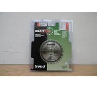 Trend Wood Cordless Circular Saw Blade, 120mm Diameter, 20mm Bore, 24 Teeth, 1.8mm Kerf, +15° Hook, TCT, Medium Finish, CSB/12024T