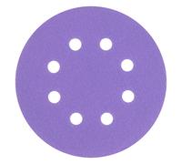 Trend 125 mm Sanding Discs for Random Orbital ROS Sanders, 60/120/240 Grit, 6 Pack, Multi-Grit Film Abrasive for Wood and Paint, AB/125/M6