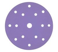 Trend 150 mm Sanding Discs for Random Orbital ROS Sanders, 60/120/180/240 Grit, 25 Pack, Film Abrasive for Effective Stock Removal and Surface Prep, AB/150/M25