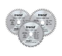 Trend 160Mm Craft Saw Blade Triple Pack Pack 1 CSB/160/3PK/A