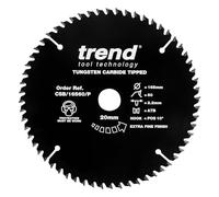 Trend Wood PTFE Circular Saw Blade, 165mm Diameter, 20mm Bore, 60 Teeth, TCT, 2.2mm Kerf, CSB/16560/P