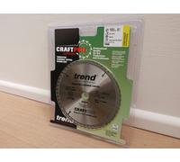 Trend Wood Cordless Circular Saw Blade, 165mm Diameter, 20mm Bore, 52 Teeth, 1.5mm Kerf, +10° Hook, TCT, Extra-Fine Finish, CSB/16552T