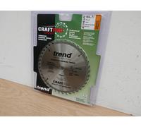 Trend Wood Circular Saw Blade, 184mm Diameter, 16mm Bore, 40 Teeth, 2.6mm Kerf, +10° Hook, TCT, Fine Finish, CSB/18440